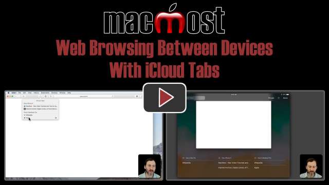Web Browsing Between Devices With iCloud Tabs