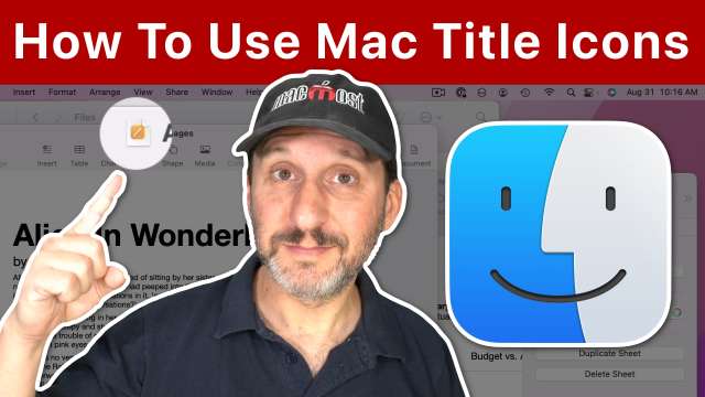 Hidden Mac Tricks Using Title Icons