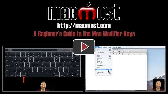 A Beginner's Guide to Mac Modifier Keys