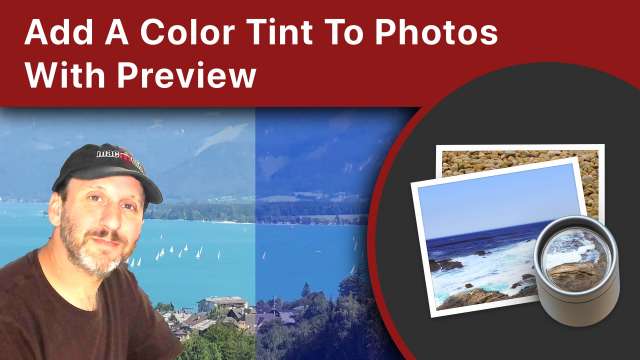 Add A Color Tint To Photos With Preview