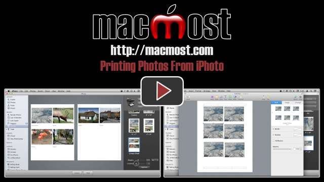 Printing Photos From iPhoto