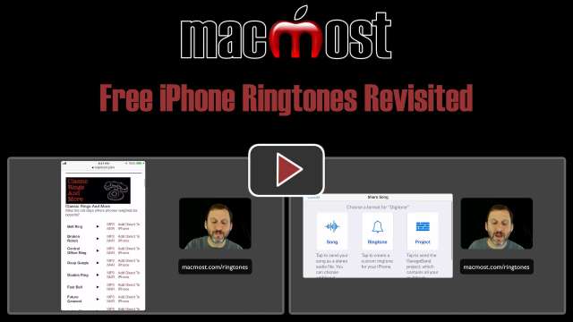 Free iPhone Ringtones Revisited