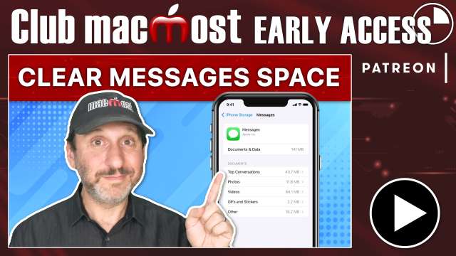 Club MacMost Early Access: How To Save Photos From Apple Messages