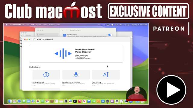 Club MacMost Exclusive: macOS Sonoma New Dictation Features