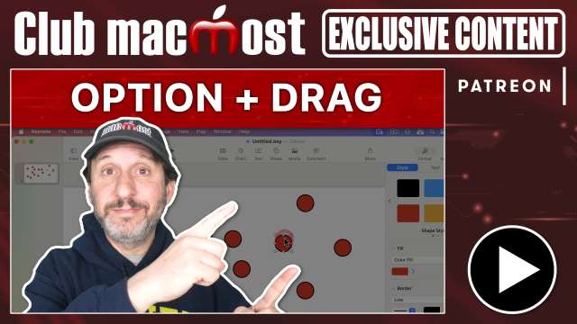 Club MacMost Exclusive: Using Option+Drag To Duplicate Things